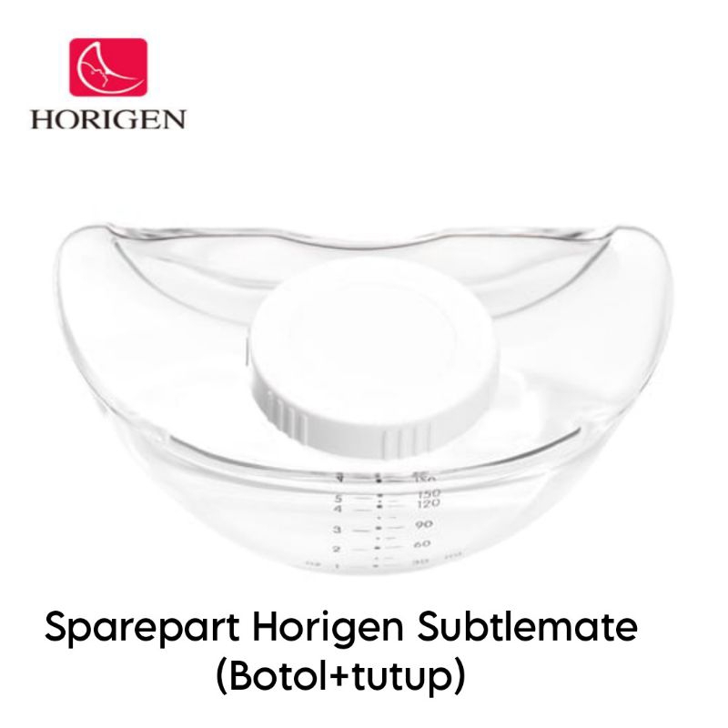 Spare Part Botol  Pompa ASI Horigen Superstar - Subtlemate Botol + Tutup