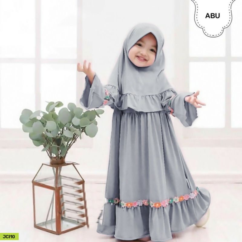 Dress gamis anak perempuan 4 tahun - 6 Tahun Gamis anak