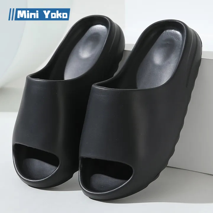 Mini Yoko Sandal slop wanita terbaru 2023 Sendal wanita kekinian import korea jelly murah Sandal slip on karet Perempuan EVA