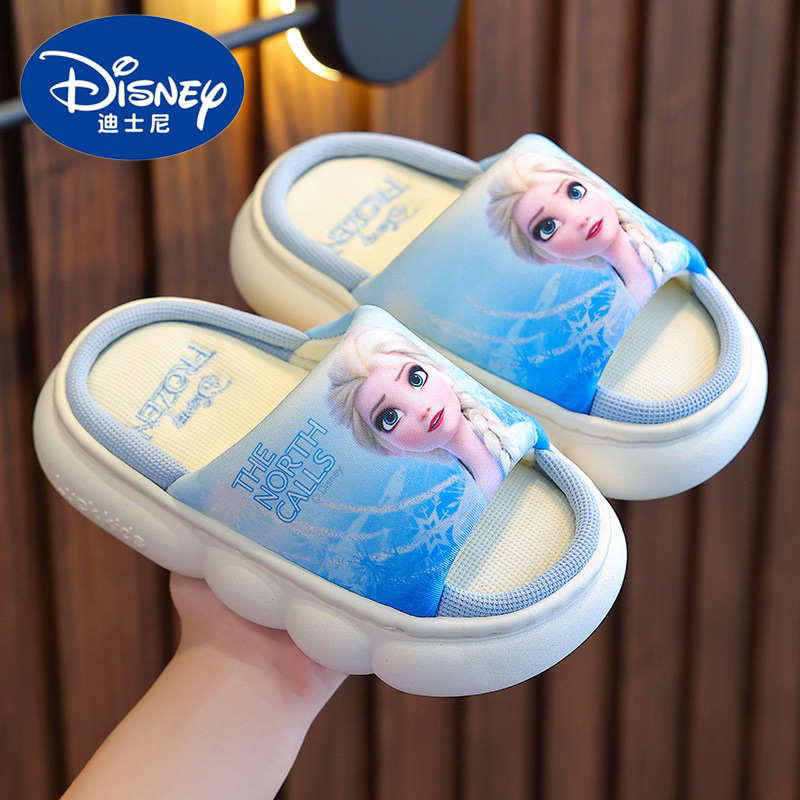 WALVA Ori - S002 Sandal Anak Perempuan Frozen Princess Elsa cute sandals non-slip soft Disney