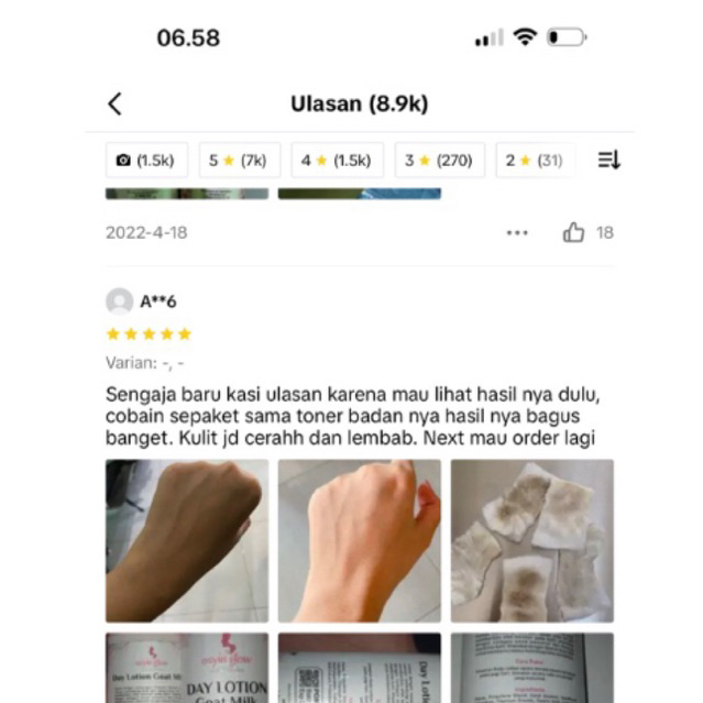 paket lotion dosting plus toner