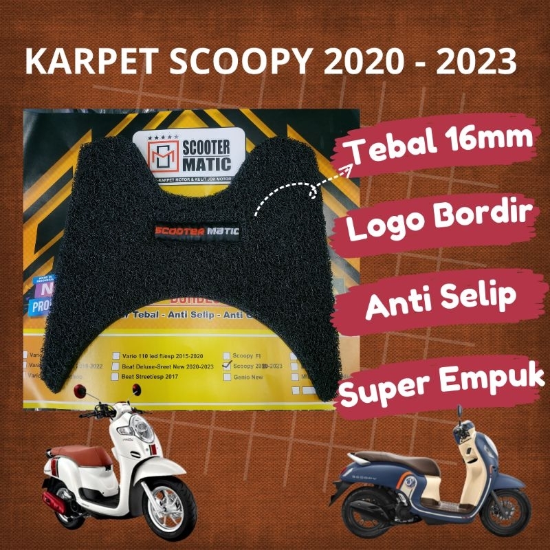 Karpet Mie Motor Scoopy 2020 2022 2023