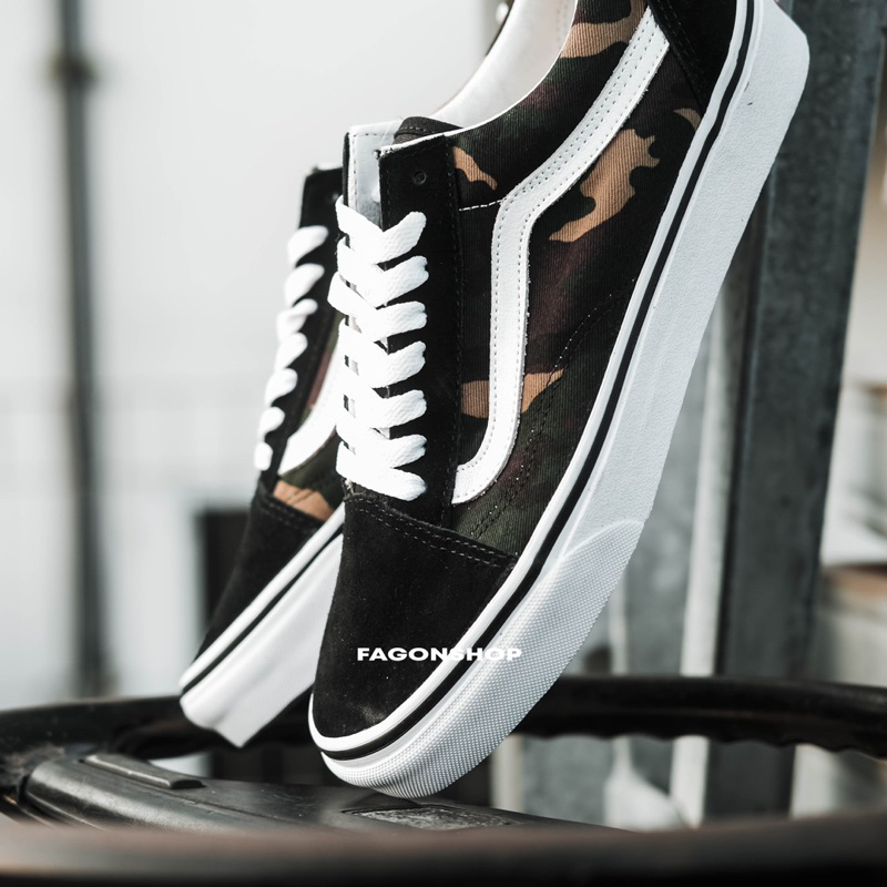 VANS OLDSKOOL WOODLAND CAMO CLASSIC ORIGINAL 100%