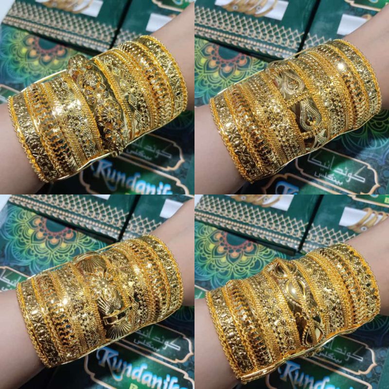 Model Dubai Gold BIG Besar PREMIUM Lapis Emas Adat Bugis Gelang Tabung Premium Oleh Oleh Haji Umroh 