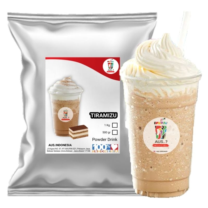 

Tiramisu Regular - bubuk minuman Tiramizu 1 kg - powder drink Tiramisu 1kg