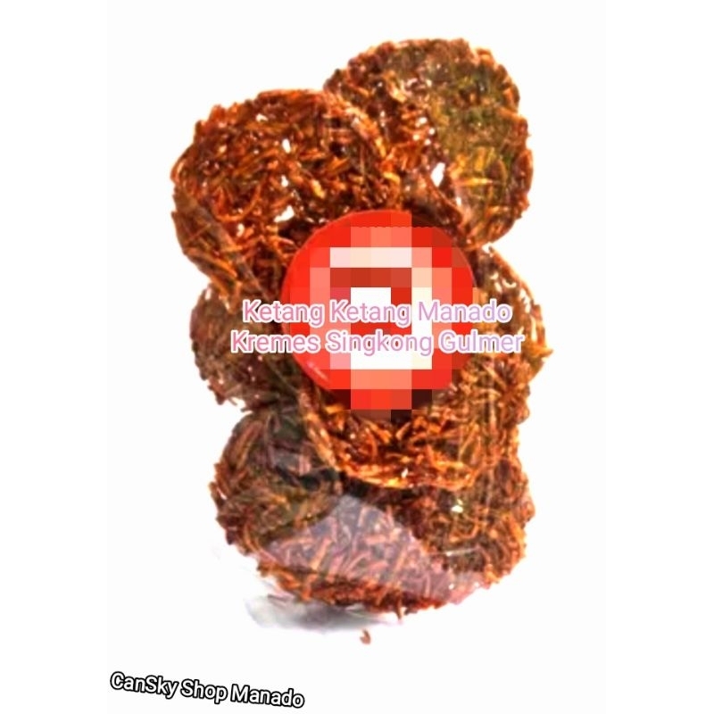 

Ketang Ketang Jajanan Manado | Kremes Singkong 1 Pack Isi 5 Pcs✅