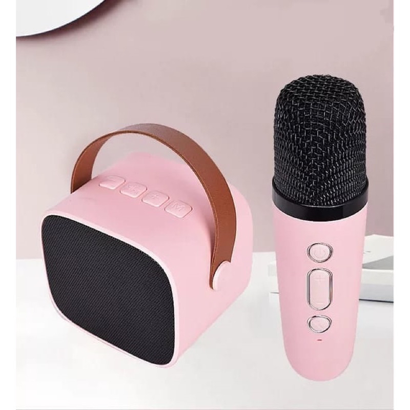 Mini Speaker Bluetooth Karaoke set lengkap - speaker bluetooth mic Wireless