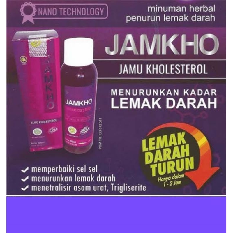 

Jamkho 100 ml Original Asli Herbal Kolesterol Tinggi Alami