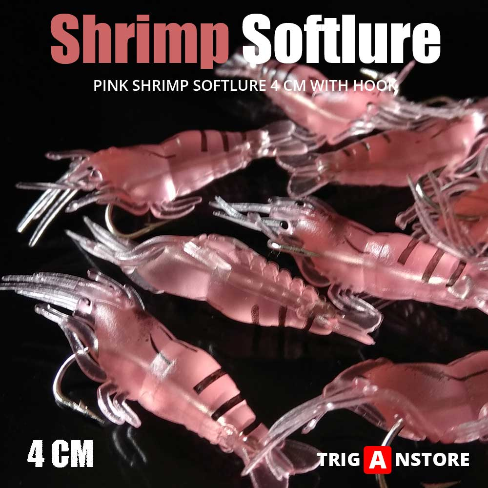Softlure Udang Terumbu Karang Coral Shrimp Umpan Pancing Udang Laut