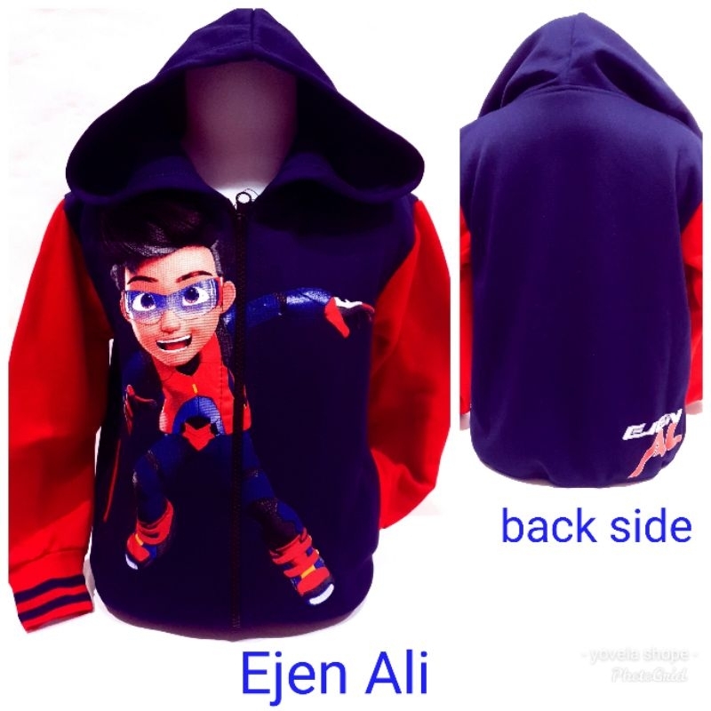 Jaket Anak Laki-laki Karakter Ejen Ali