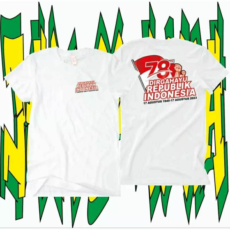 TShirt-DIRGAHAYU REPUBLIK INDONESIA/17 AGUSTUS 1945-17 AGUSTUS 2023
