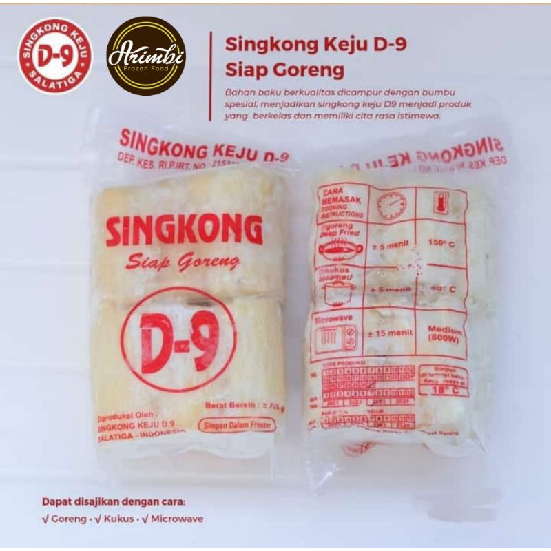 

Singkong Keju D9 Salatiga Frozen siap saji