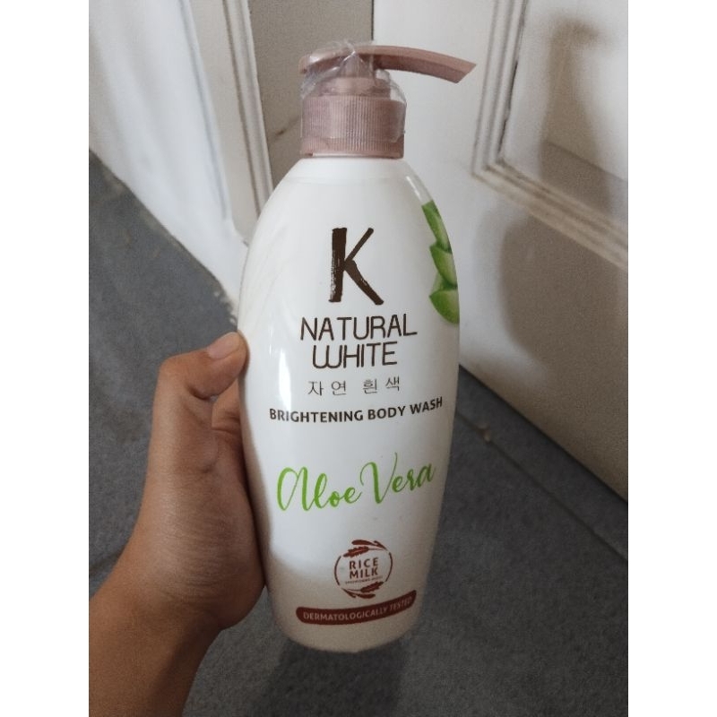 K natural white 500ml body wash/sabun mandi cair