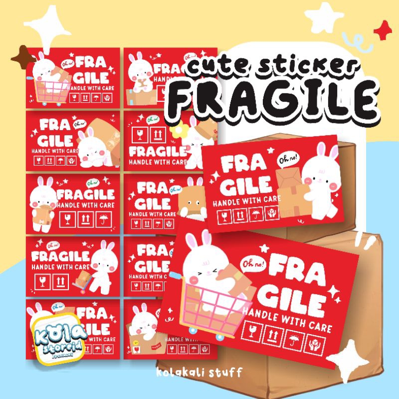

STICKER FRAGILE • STIKER FRAGILE MURAH • STIKER LUCU • STIKER PECAH BELAH • KOLAKALI
