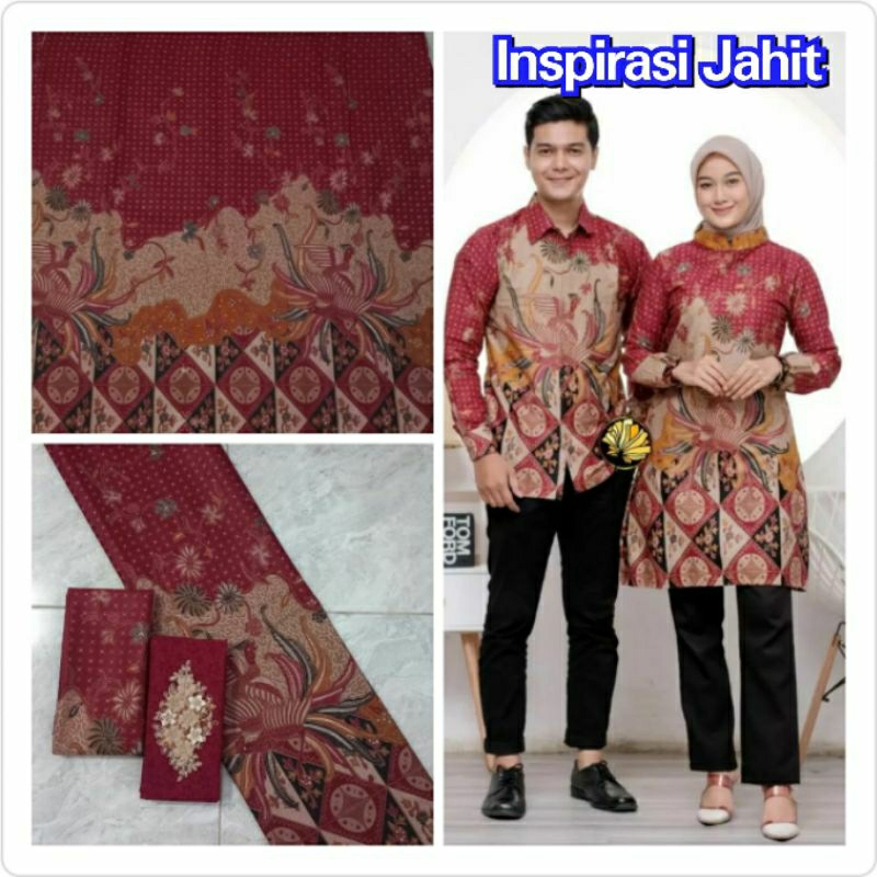 Bahan Bakal Kain Batik Premium Pekalongan Bahan Katun Halus Lembut Seragam Nikahan Bridesmaids Pria 