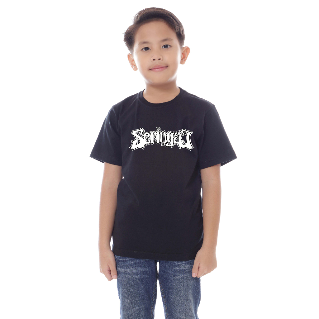 KAOS BAND ANAK/ KAOS MUSIK SERINGAI USIA 1-12 TAHUN