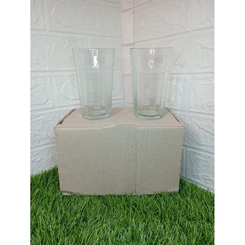 GELAS SMART UP 1012 GELAS MINUM/ GELAS BELING/GELAS KACA/GELAS TEH/ GELAS AIR DIAMETER ATAS : 7.7 CM