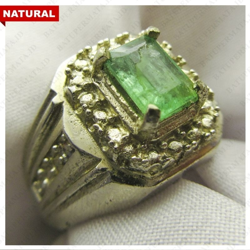 CINCIN ZAMRUD EMERALD BERYL COLUMBIA ASLI NATURAL