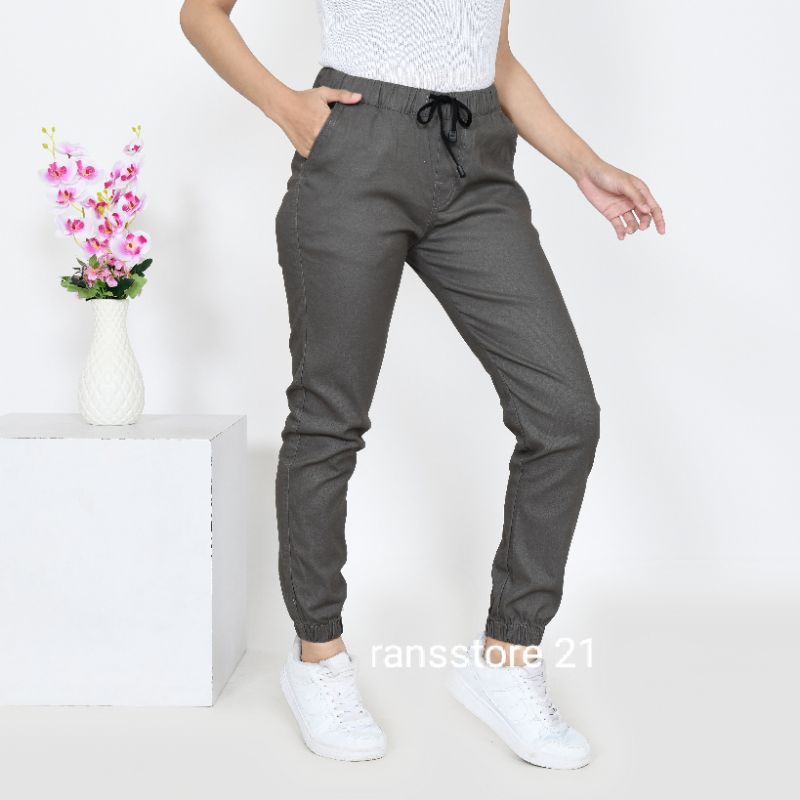 Promo Outfit celana panjang Jogger Chinos pria dan wanita Jumbo