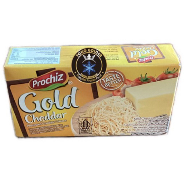 

Prochiz gold cheddar 160gr / keju balok