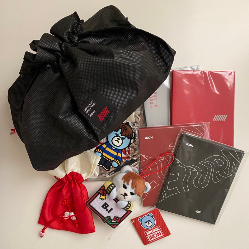 iKON Merchandise Official YGBox 4 Winter Krunk Hanbin B.I Chanwoo Keyring Postcard Photofilm Photopr