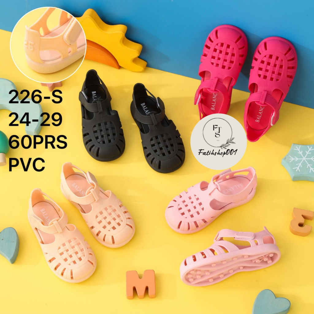sandal gladiator anak perempuan kode 226-s sandal jelly anak import