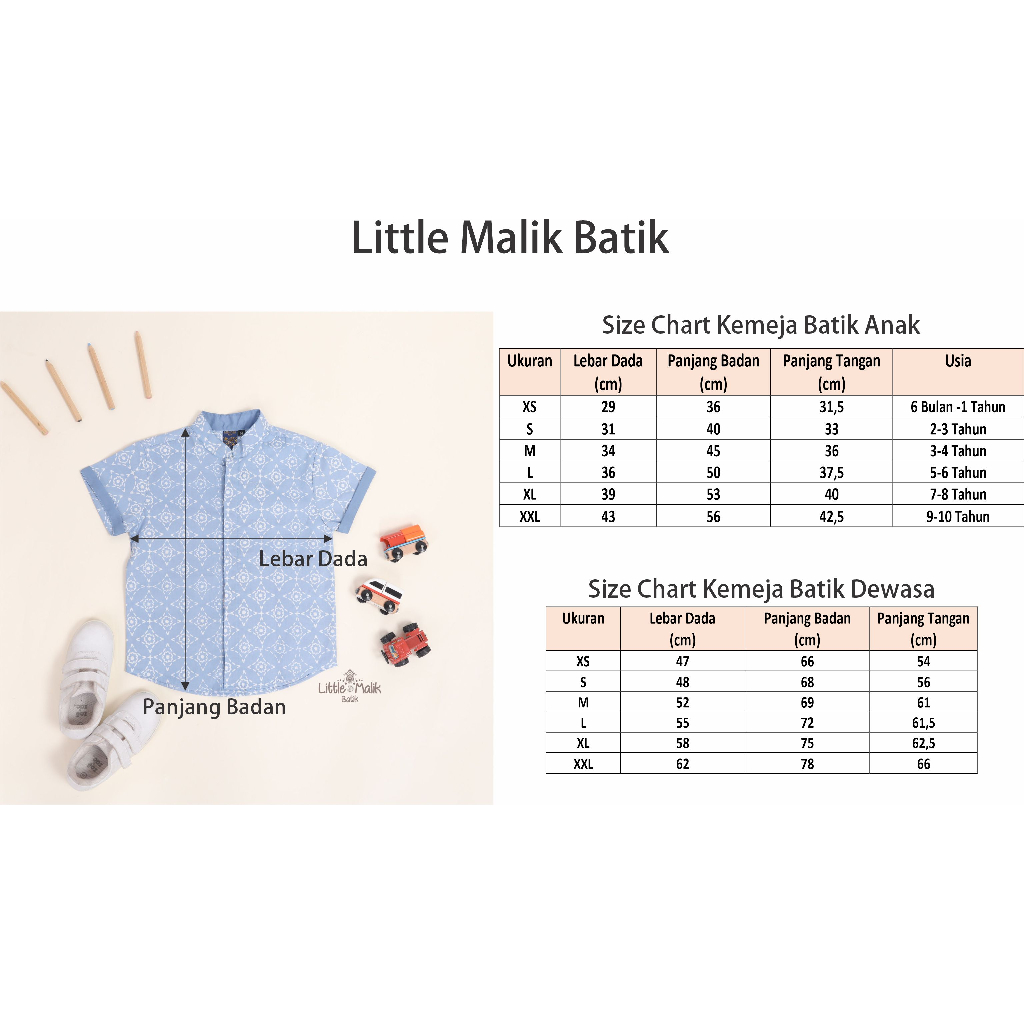 Batik Kimono Anak By Little Malik Batik Merah dan Marun