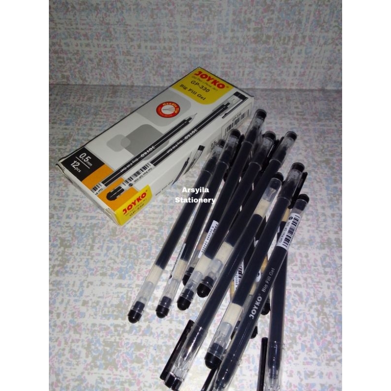 

Pena / Pulpen / Gel Pen Joyco Big Fill Gel GP-330 (12pcs)