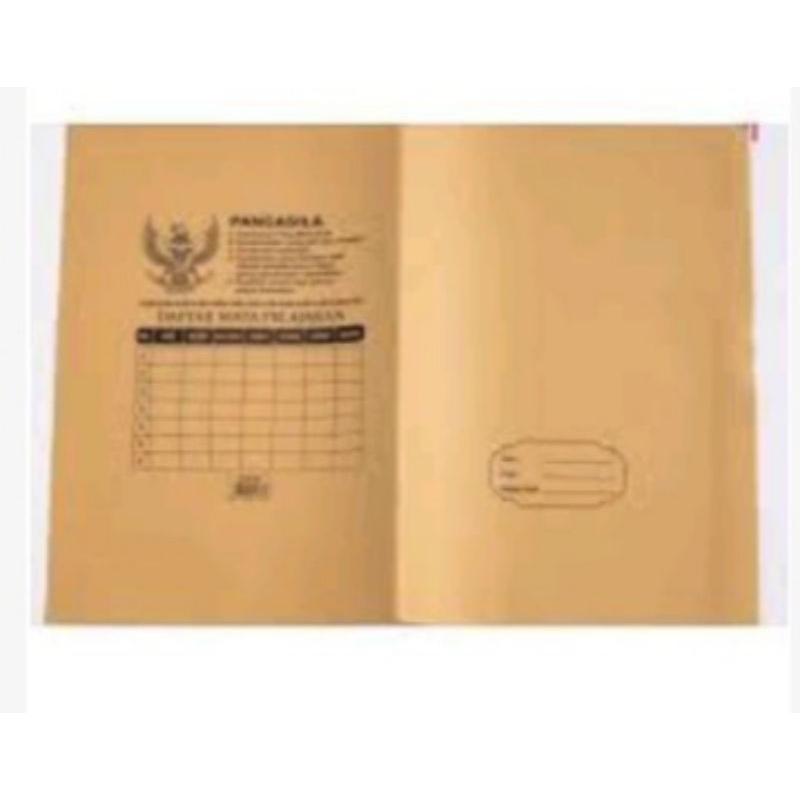 

sampul coklat ukuran buku boxi / bigbos (garuda )isi 20 lembar (200grm)