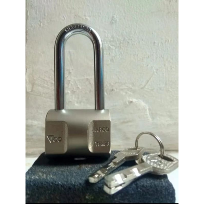 Gembok Bulat Vico 60mm Gembok Pintu Pager 60mm Leher Panjang