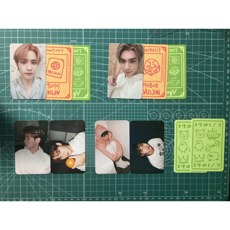 WayV MD 3rd 4th Anniversary Kun Xiaojun Lucky Card Tin Case PC Photocard