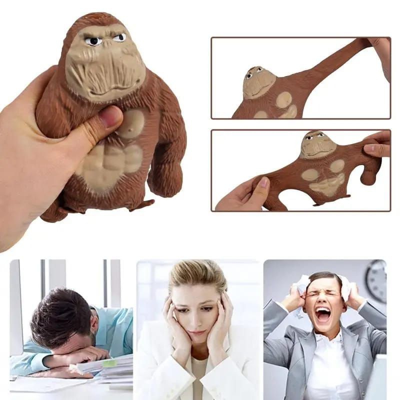 hokkiterus21⭐⭐⭐⭐⭐ Mainan SQUISHY ORANG UTAN PENYET squishy lempar pukul tonjok kingkong monyet gorilla S049