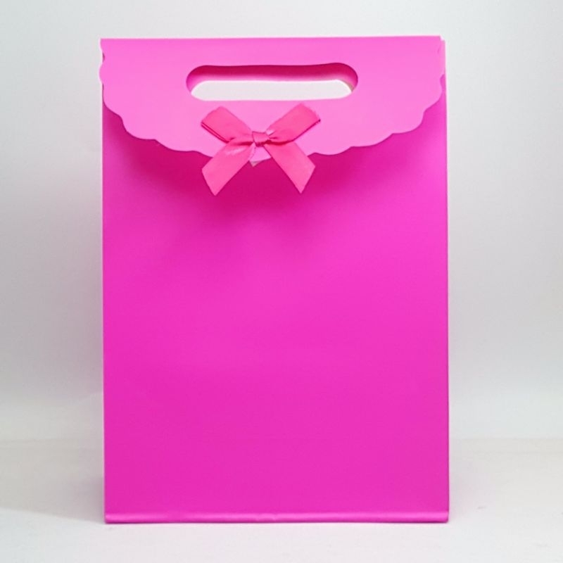 

Paper Bag Pita Tutup Sedang Polos / Kantong Kertas Bingkisan Hadiah