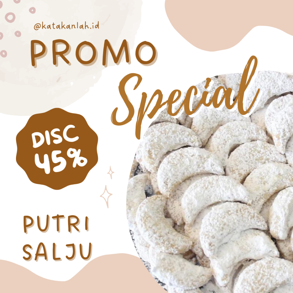 

KUE KERING PUTRI SALJU [250GR] SPESIAL HOMEMADE (BEST SELLER)