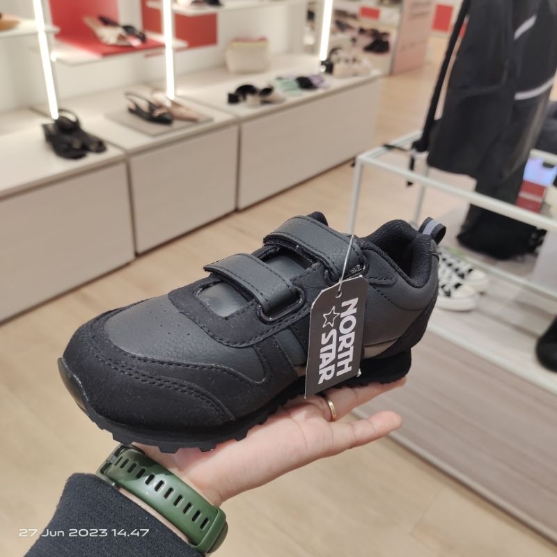 North star sepatu sekolah hitam anak  bata