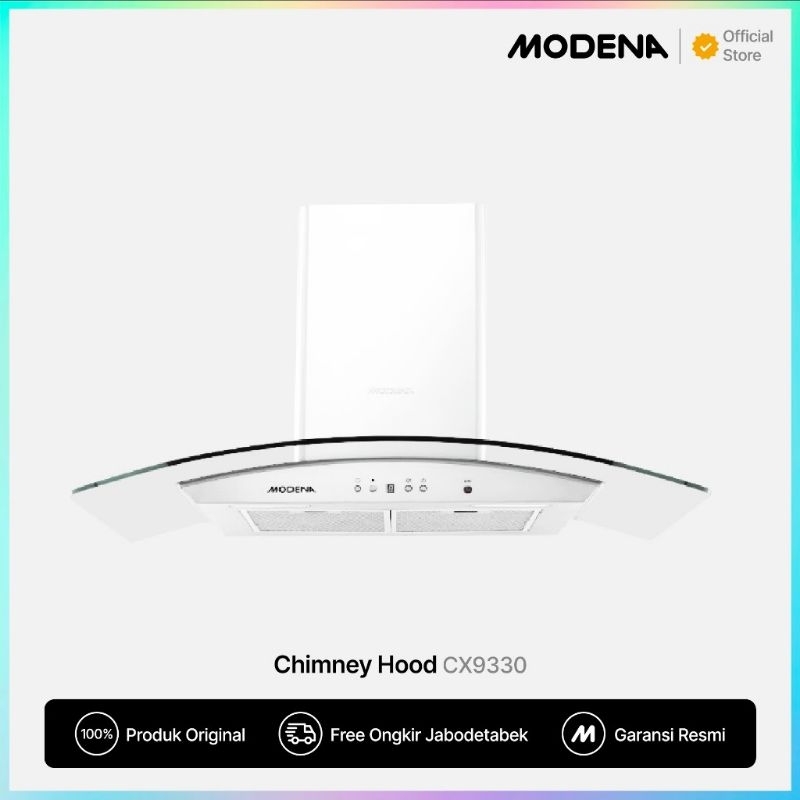 MODENA CHIMNEY HOOD COOKER HOOD 90CM CX9330