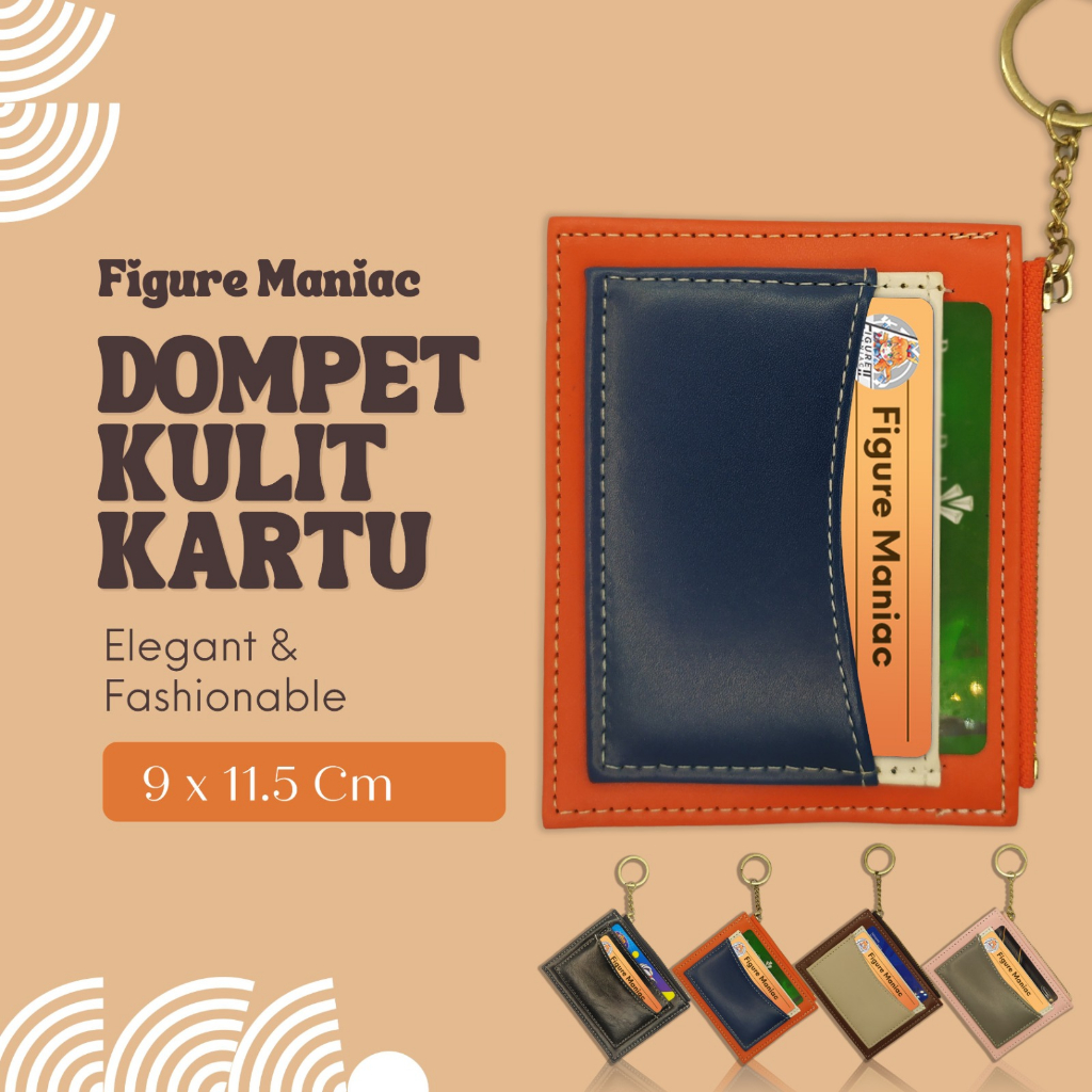 Figure Maniac - Dompet Kartu Card Holder Leather Premium Dompet Kartu Tipis