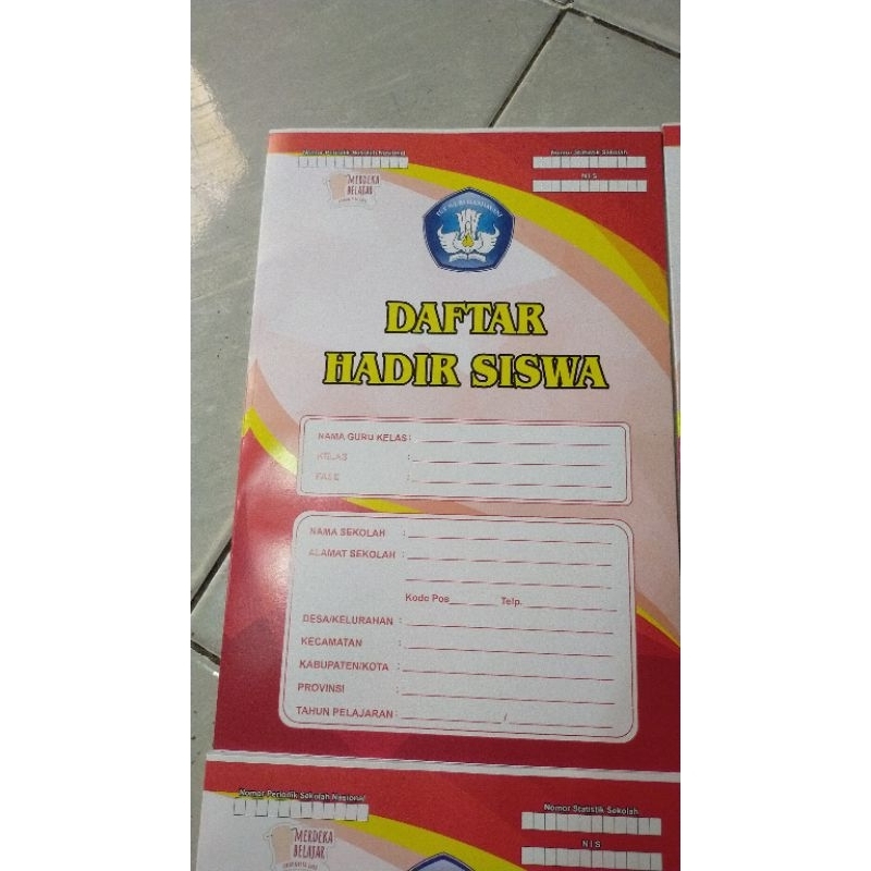 buku administrasi guru kelas pecahan