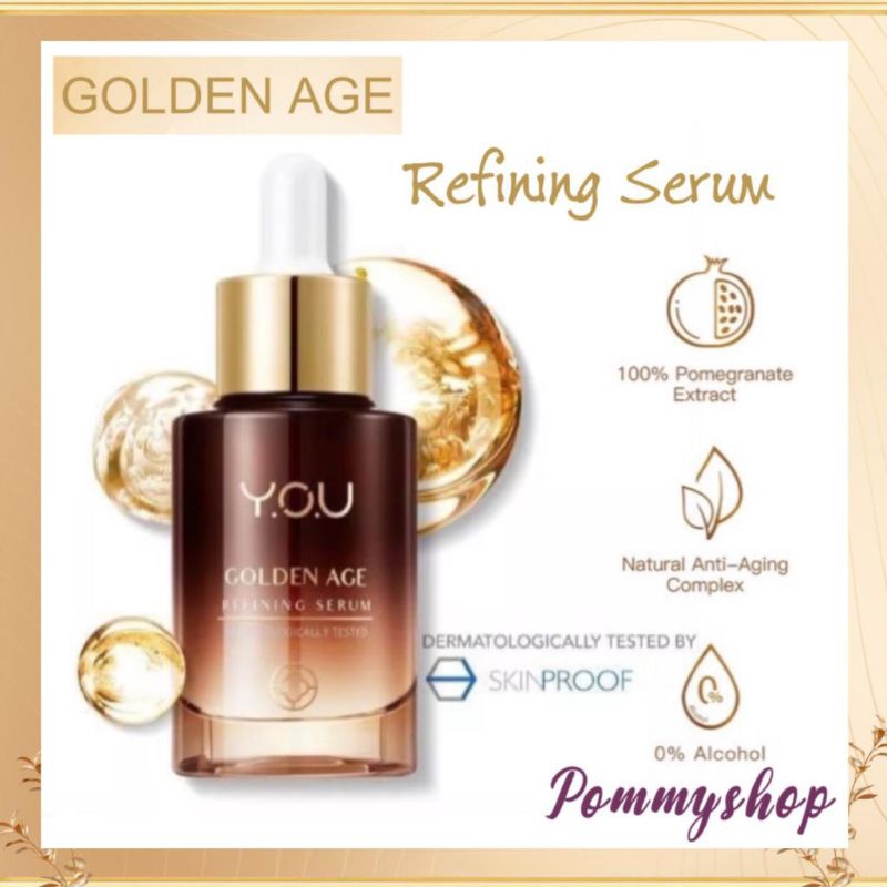 Kosmetik You Golden Age Refining Serum / Serum Wajah 20ml