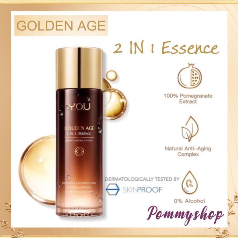 Kosmetik You Golden Age 2 In 1  Essence / Toner 100ml