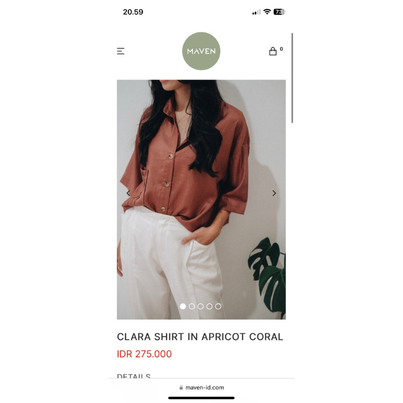 MAVEN Clara Apricot Coral