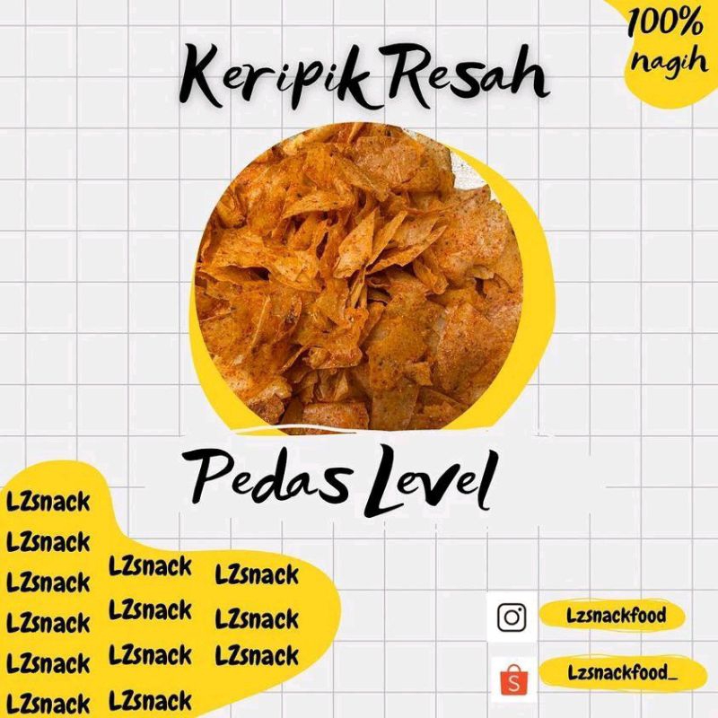 

Keripik Resah LZsnack - Keripik Singkong