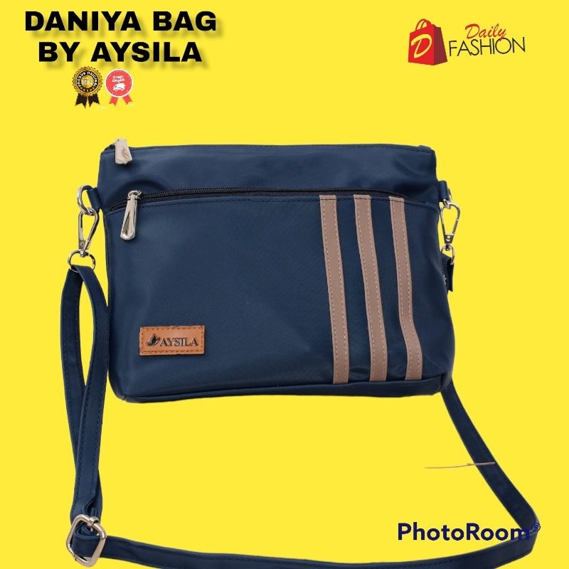 TAS SELEMPANG DANIYA BY AYSILA BAHAN CHOCOLY ANTI AIR PREMIUM