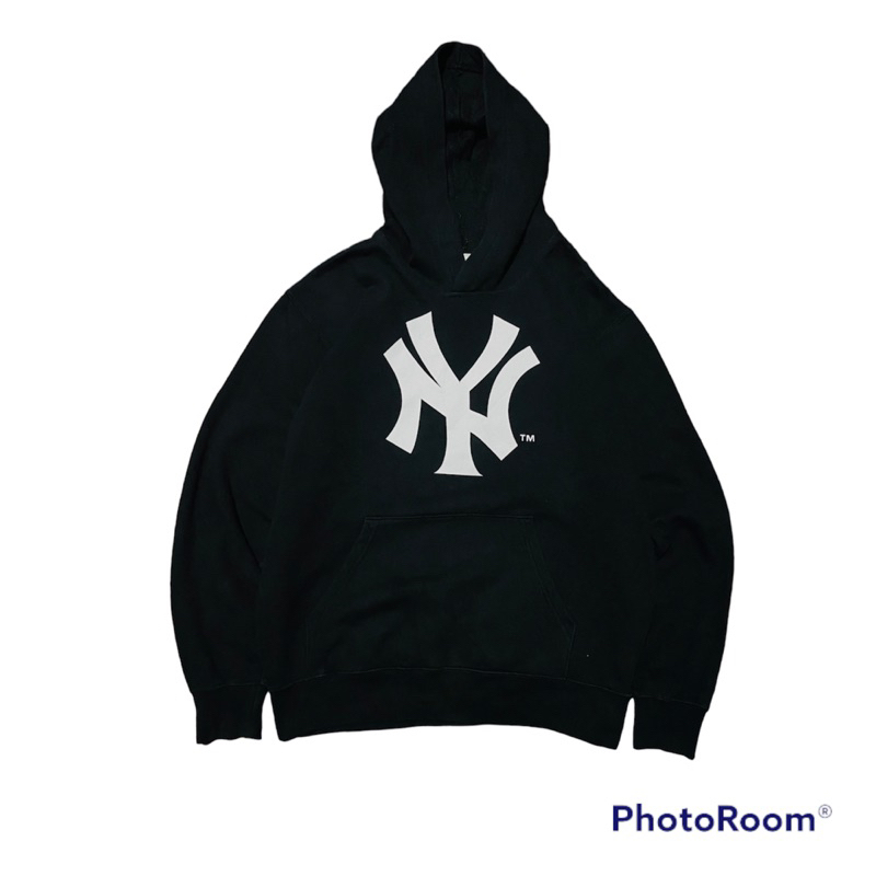 Hoodie NY newyork yankees mlb big logo by Majestic vintage second original