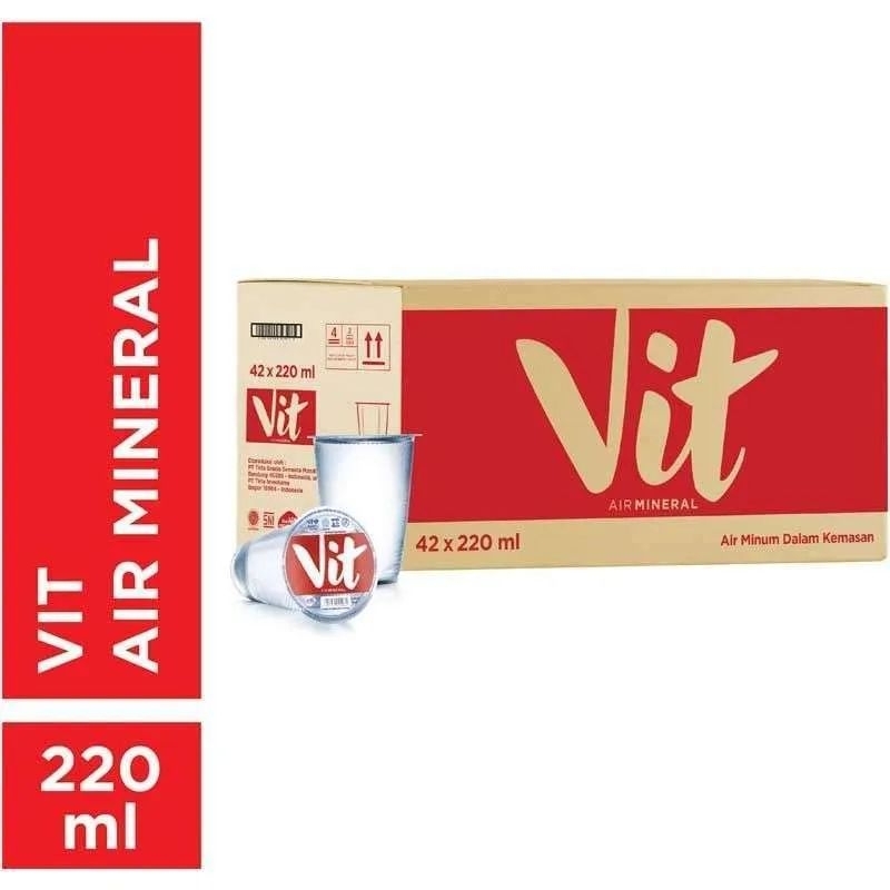 

VIT 220ml isi 42 / dus Air mineral