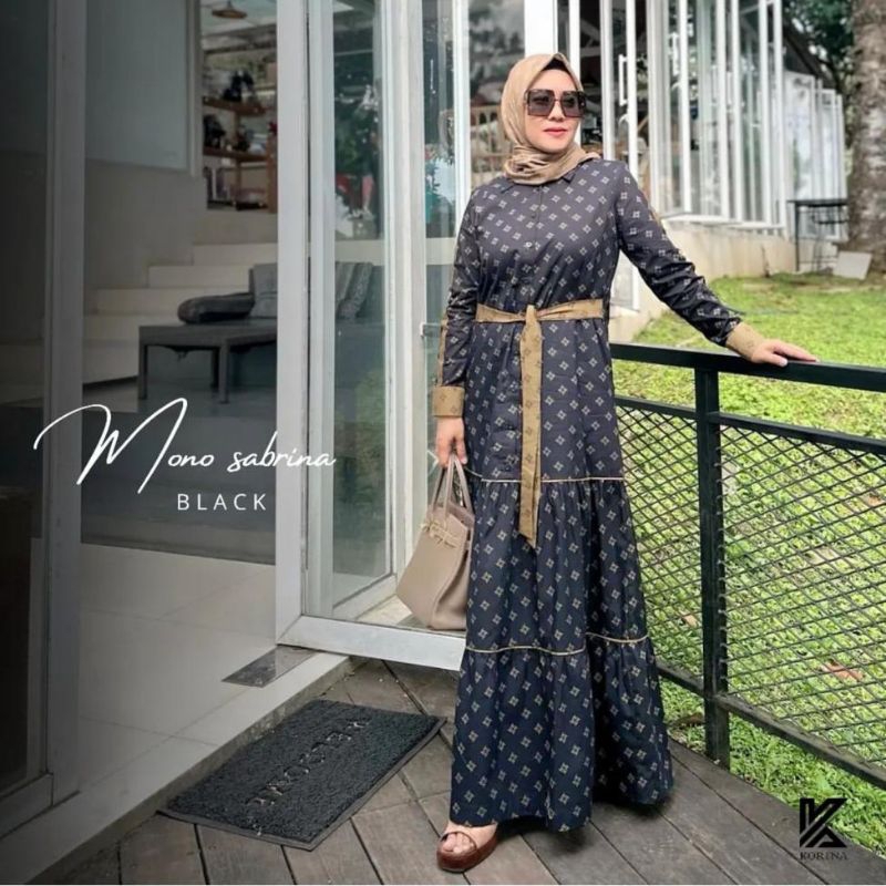 korina mono sabrina dress