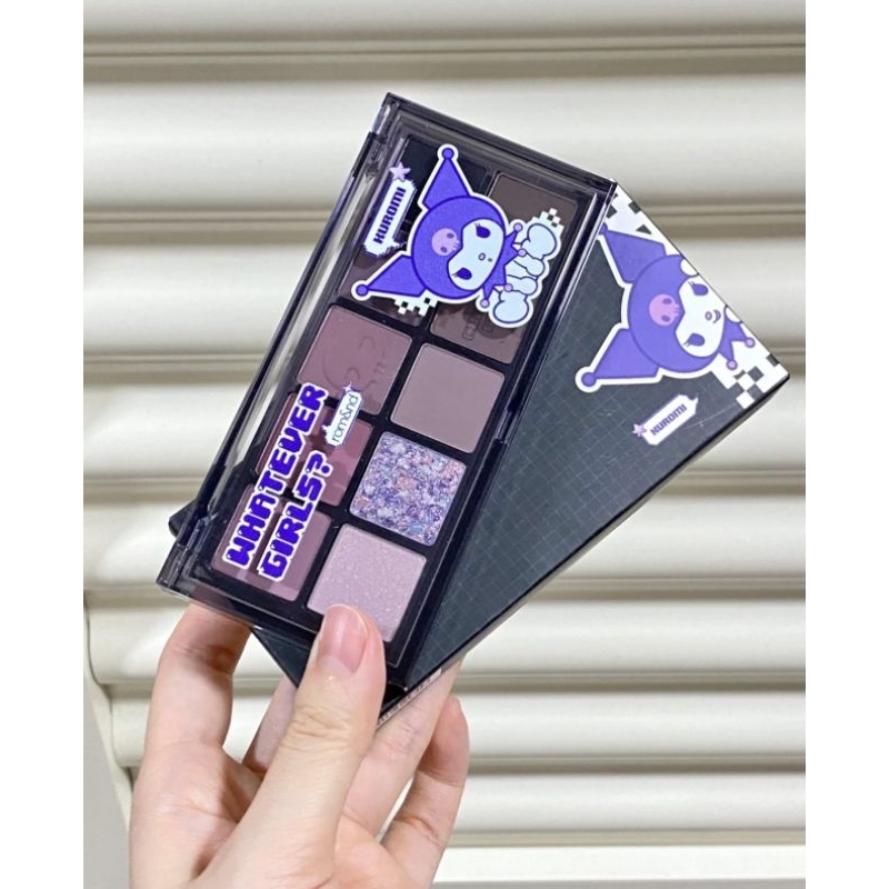 (READY STOCK 10 JULI) ROMAND X SANRIO KUROMI PALETTE EYESHADOW