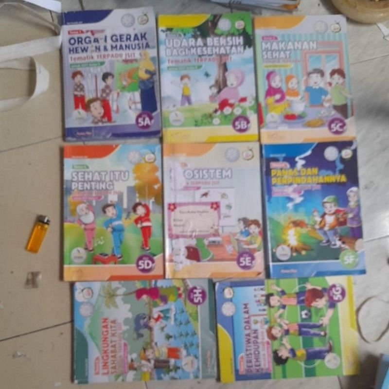 TEMATIK TERPADU JSIT TEMA 5A 5B 5C 5D 5E 5F 5G 5H 51 PUSTAKA MULIA KELAS 5 SDIT K13