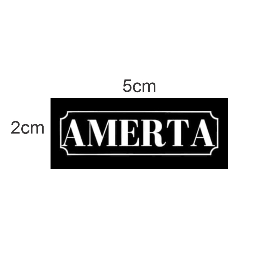 

label woven amerta
