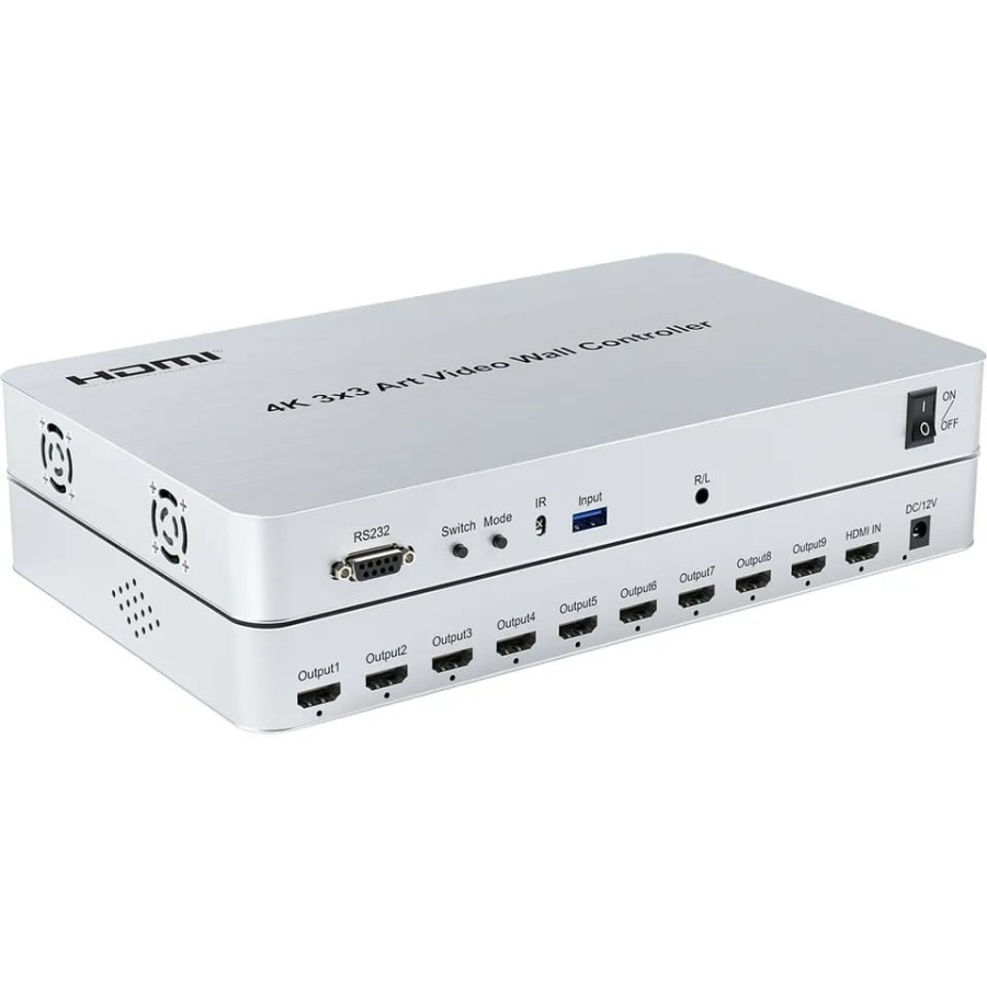 HDTV Video Wall 3x3 Controller & Player Support 4K